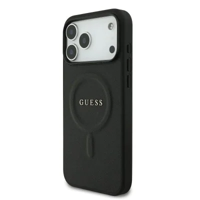 Guess Iphone 17 Pro Max Magsafe Leather Case With Classic Logo